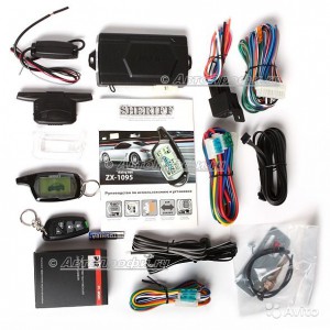 комплектация сигнализации Sheriff ZX-1095